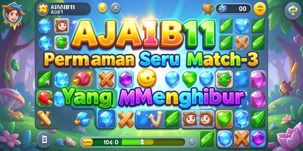 Tampilan gameplay AJAIB11 yang penuh warna dan menarik.