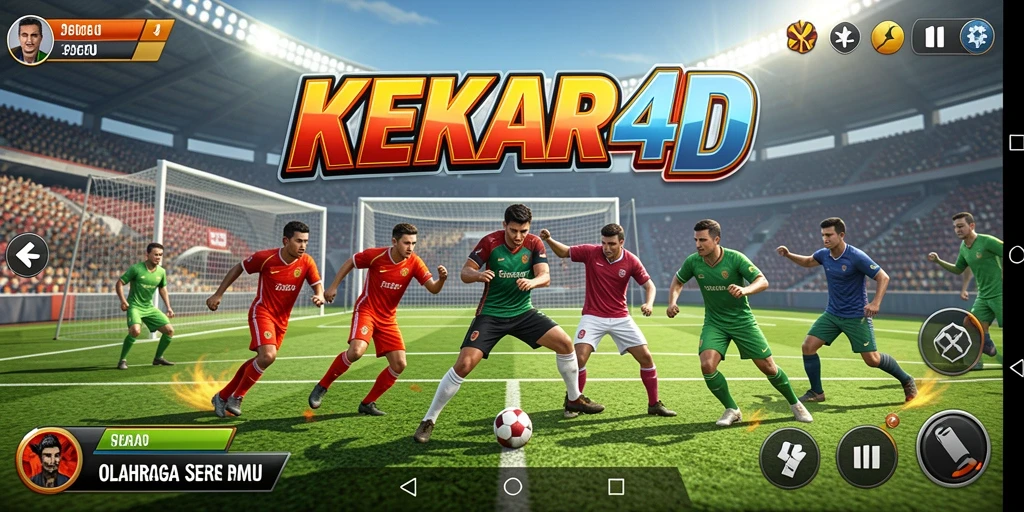 Tampilan gameplay seru dari KEKAR4D yang memacu adrenalin.