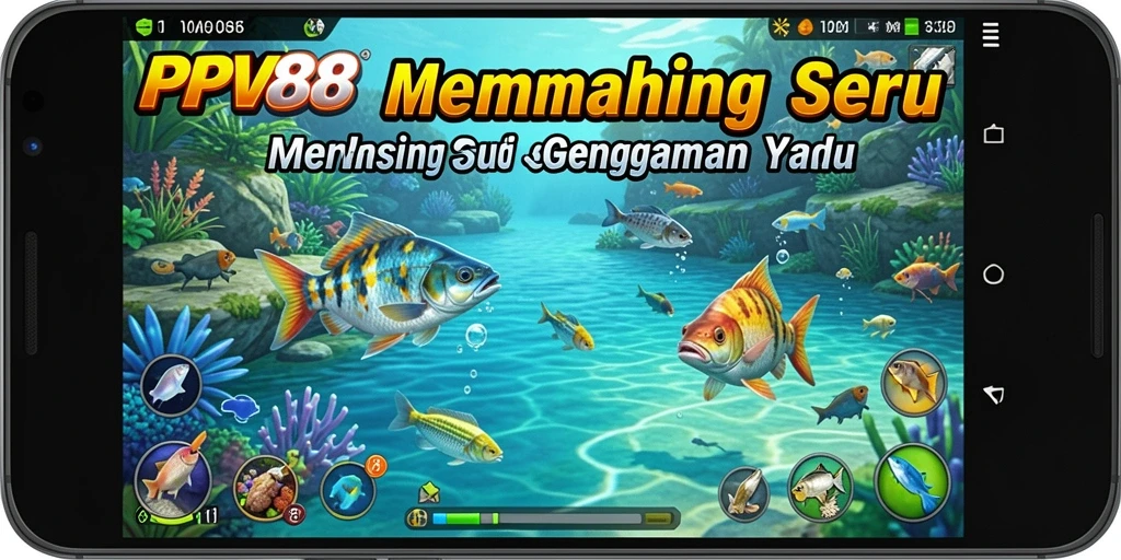 Tampilan gameplay PPV88 yang menegangkan saat memancing.