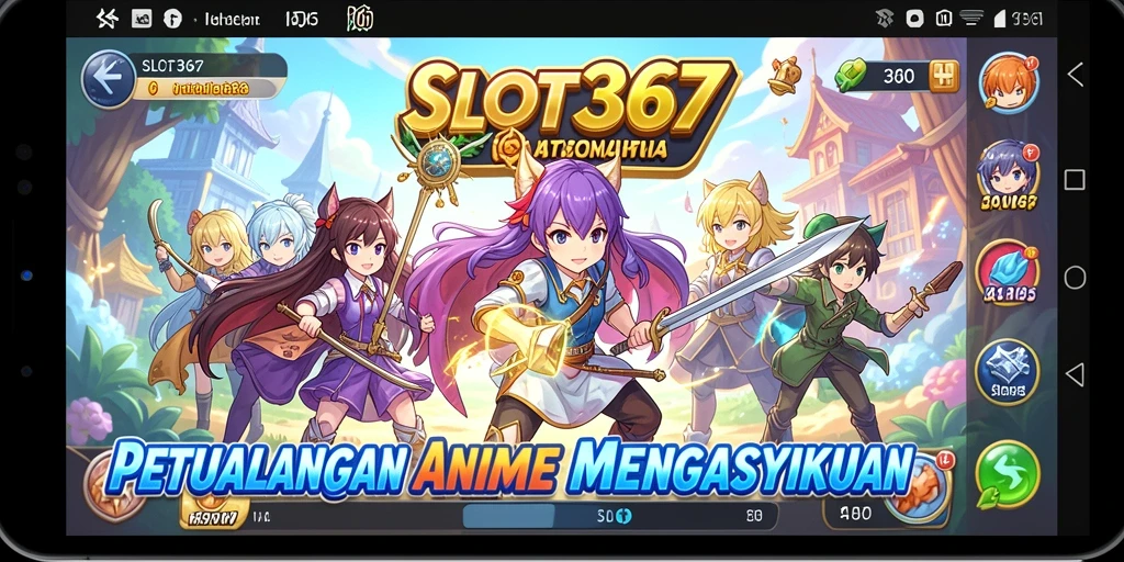 Tampilan gameplay <strong>SLOT367</strong> yang memikat dengan karakter anime menawan.