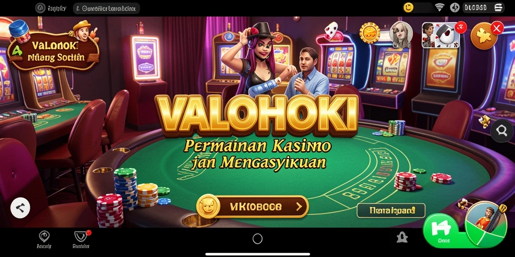 Tangkapan layar VALOHOKI menampilkan gameplay seru di kasino virtual.