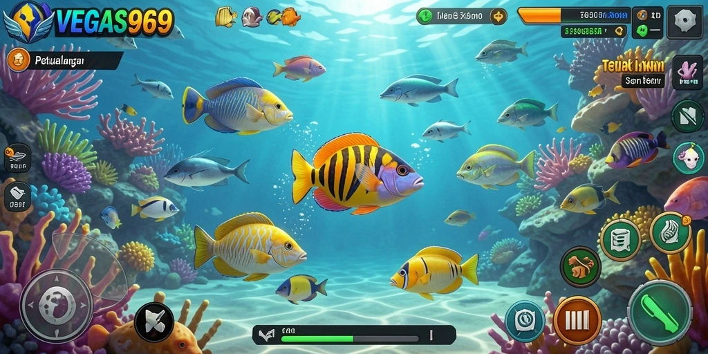 Tampilkan gameplay seru saat menangkap ikan di VEGAS969.